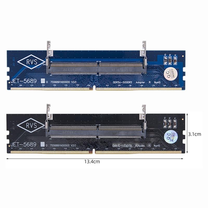 DDR5 Adapter Card Laptop To Desktop Memory Adapter Card 1.1V U-DIMM Adapter Card With Overcurrent Protection Design-Y18A