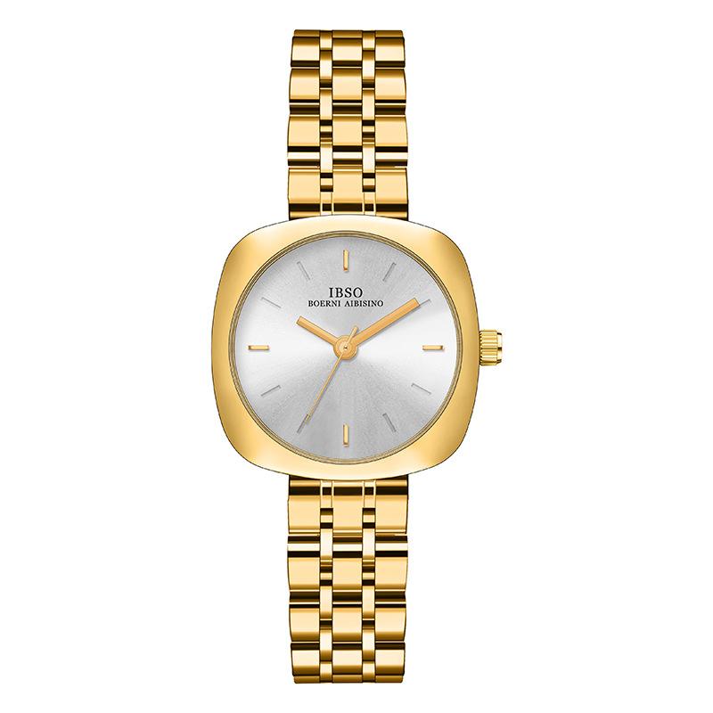 Steel Strap Ladies Watch Square Watch Ladies Gold Vintage