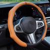 Universal Car Nappa Leather Steering Wheel Cover Breathable Shaping Cover 5D Premium Car 2026 Plastic Car Handle 5D Suede S H1N0