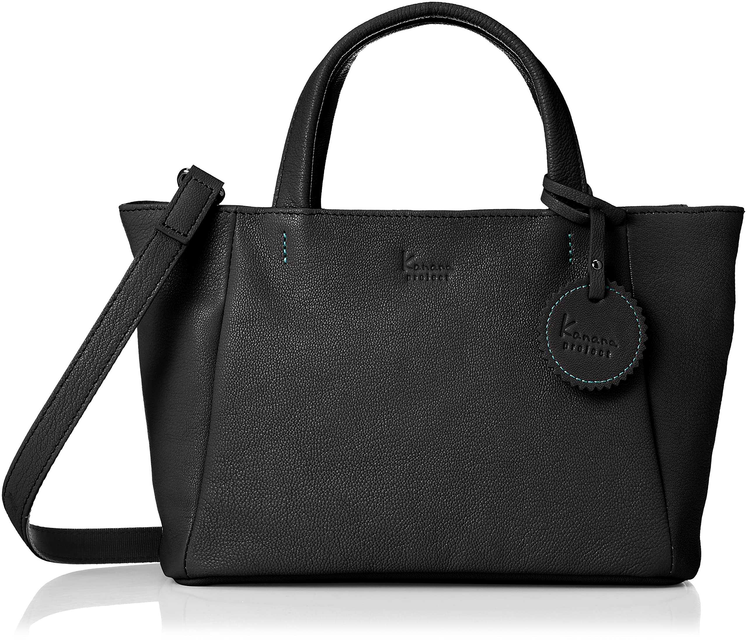 

Project Shoulder Bag Leather Bag Goat Leather 2way Tote Shoulder Compact Size Fika Black [Kanana Collection] Women s No.31372