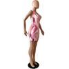 Y1650 Sexy Backless Sleeveless Suspender Dress for Women
