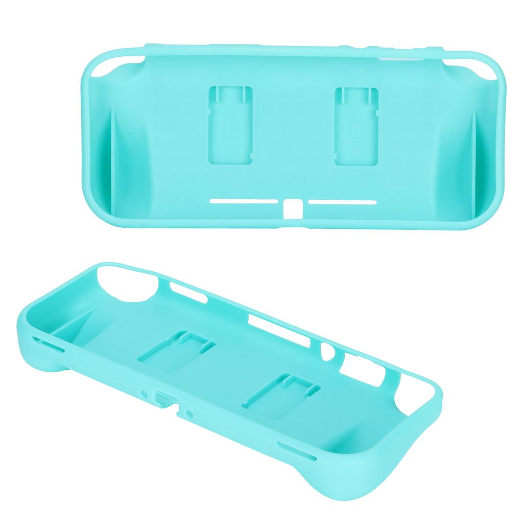 SND‑434 Protective Cover for Switch Lite Built In 2 Game Card Slots Portable Half Packed Protective CoverTurquoise