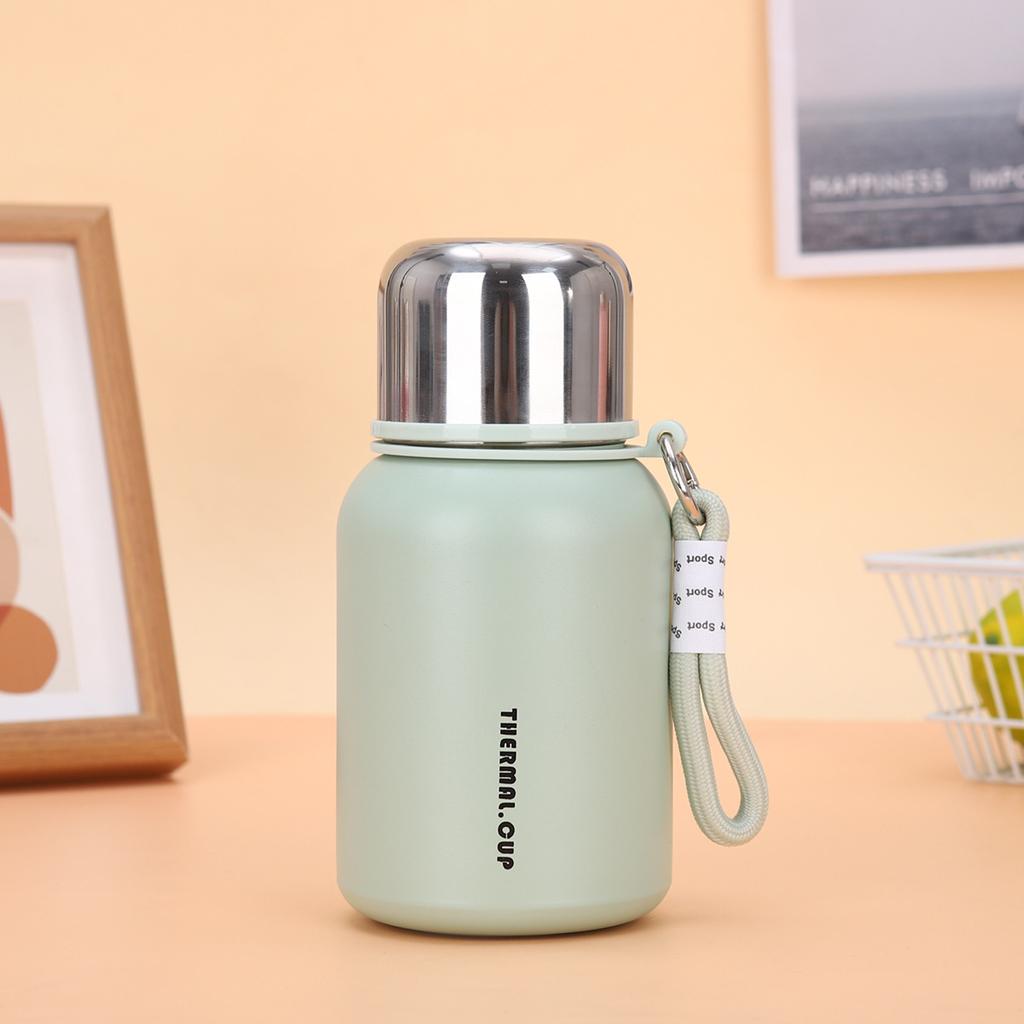 Neuer Thermobecher mit großer Kapazität, praktischer Sportbecher für den Außenbereich, Mini-Kompakt-Wasserbecher aus Edelstahl