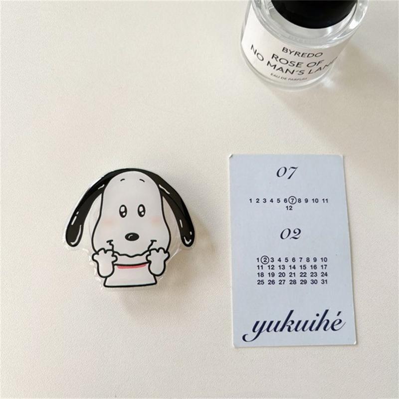 Cute Comic Snoopy peanut Charlie holder Phone case For iPhone 15 16 14 13 12 11 Funny Cartoon Snoopy Phone Universal Bracket