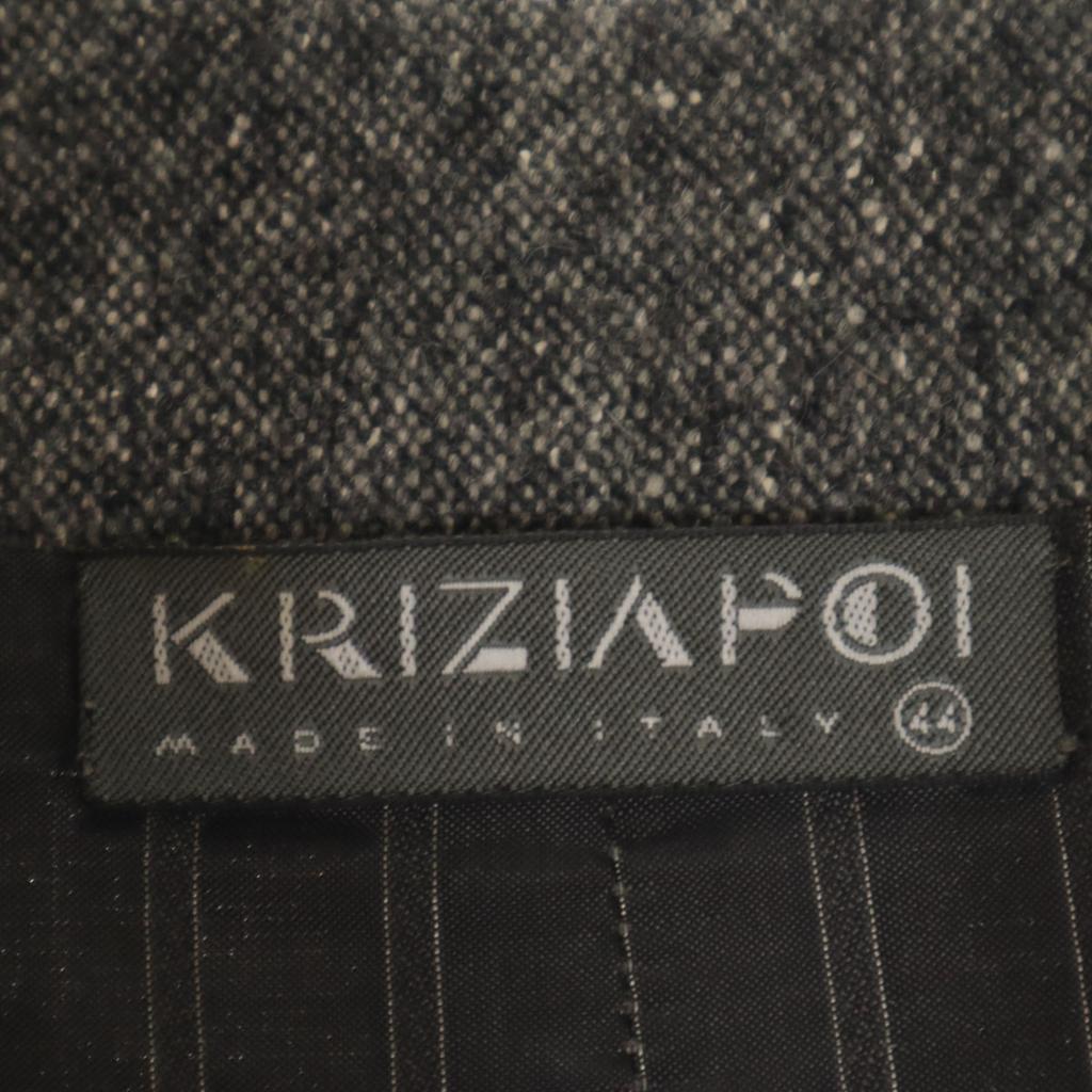 KRIZIA made in Italy tweed pants suit Setup 44 gray Women Used