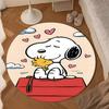 Cute Dog  Dreams Under Stars Round Rug for Livingroom,Bedroom, Palyroom, Chair Rug, Area rug, Circle Carpet, Large Size Fan Christmas gift