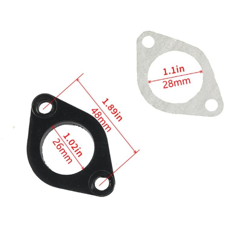 Carburetor Intake Pipe Seal Rubber Carburetor Sealing Prevents Engine Maintenance Essential Oil Leakage for Dirt Bikes