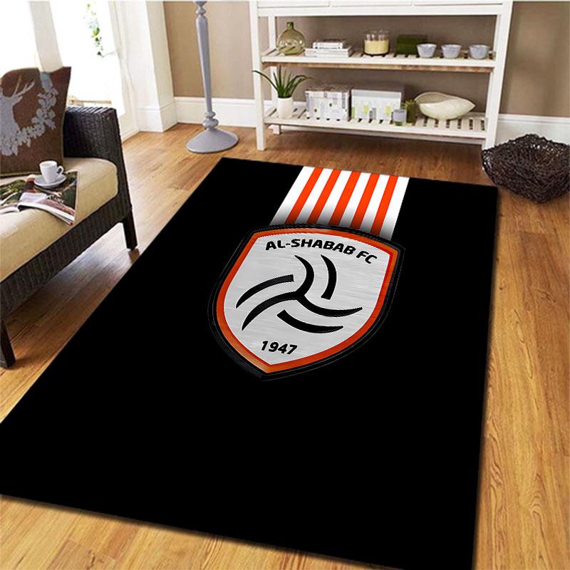 Al-Shabab FC Carpet Rug for Living Room Bedroom Home Sofa Decoration,Kids play Non-slip Floor Mat