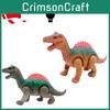 Interaktives elektrisches Dinosaurier-Spielset für Jungen mit Leuchtfunktionen für spannendes Spielen