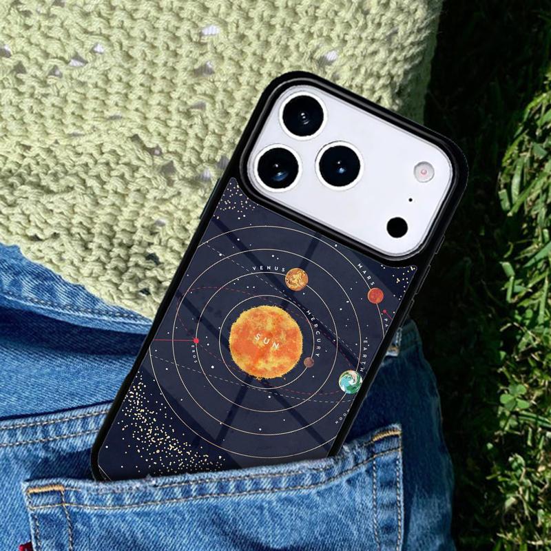Astronomy Planets Phone Case Cover for IPhone 11 12 13 14 15 16e 17 Pro Max Coque for IPhone 17 Air