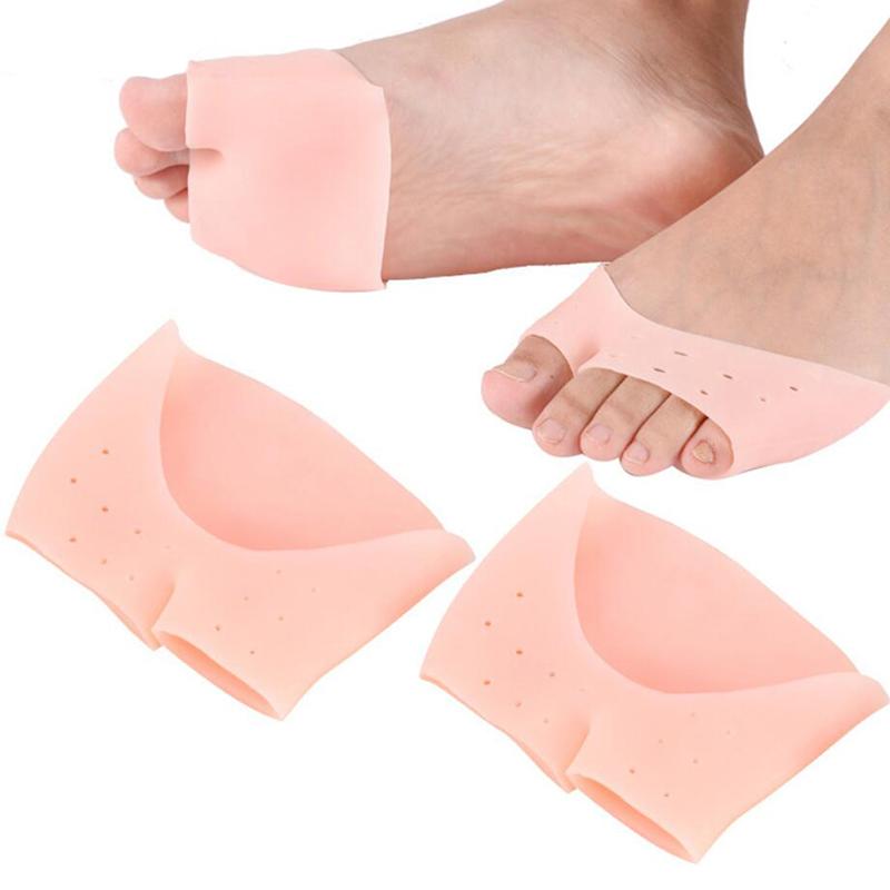 Silicone Toes Separator Forefoot Pad High Heels Insoles Protect Feet Pain Relief