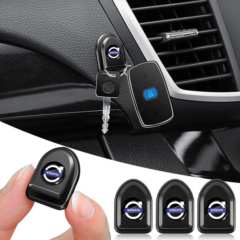 Mini Car Hook Organizer Storage USB Cable Key Storage Self Adhesive Wall Hook For Volvo XC60 XC90 S60 S80 S40 V40 V60 V70 V50 XC70