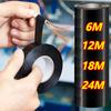 6m/roll Black Electrical Tape High-Temperature Resistant Electrical Tape Durable Soft Insulating Adhesive Electrical Tape