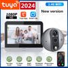 2025 NEW Tuya WiFi Door Bell Camera 4.3 Inch Wireless Doorbell For Home 2-way Audio Night Vision  Smart Home