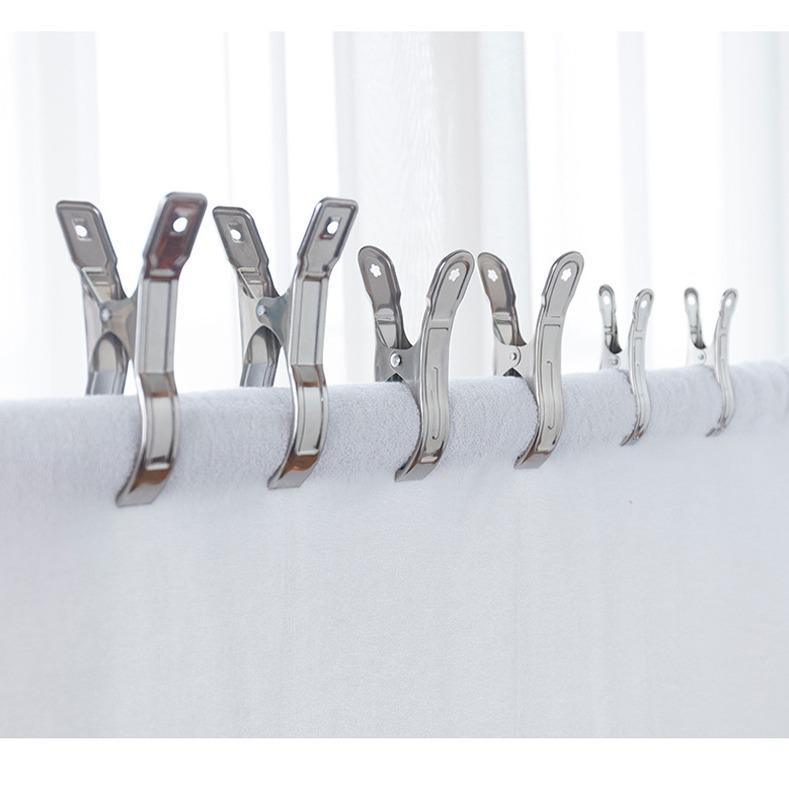 Stainless Steel Anti-Wind Quilt Clip for Clothes Drying - Large Size