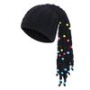 Faux Braid Dreadlock Beanie Knitted Braided Wig Hat Colorful Faux Braid Hat  Daily Outing