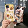 Protective Cartoon Phone Case For VIVO V50 5G Global Waterproof Anti-knock Full Wrap Graffiti Back Cover Card Slot TPU