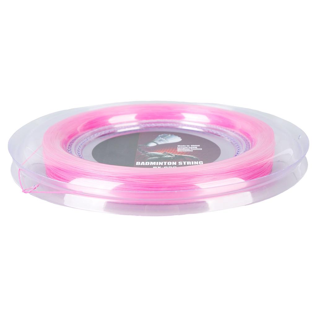 0.72mm 200m Badmintonschläger Saite Nylon Badminton Trainingsschläger Saitenlinie BX 650 Pink