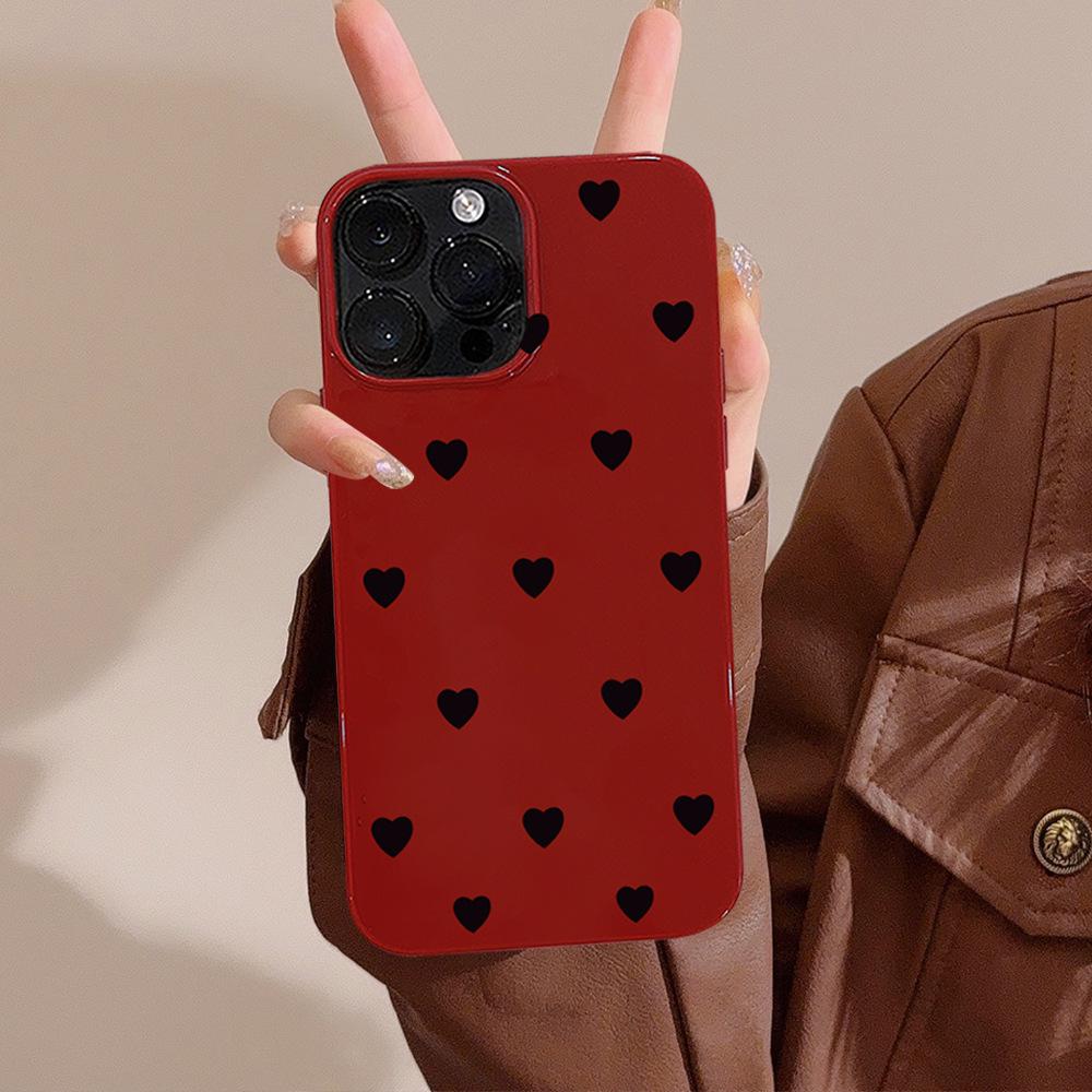 Black Heart Case for iPhone 17 iPhone 17 Pro Max