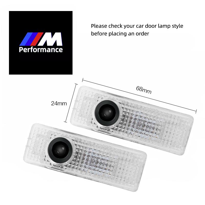 DKHN5 2Pcs HD Car Door Welcome Light LED Projector Lamp For BMW G30 G32 G01 G02 G05 G06 G07 G26 G23 G22 F40 F20 G08 G16 G15 G14 G12
