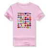 Mens Cotton Short Sleeve T-Shirt With Abstract Flag Print Streetwear Casual Tee Youth
