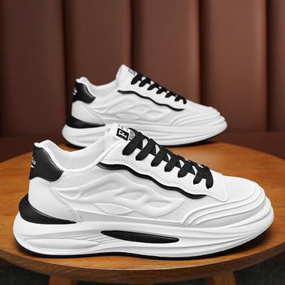 Sommer Herrenschuhe neue atmungsaktive Mesh weiße Schuhe Herren Trend vielseitige Sportschuhe lässige trendige Schuhe