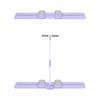 Leg Exercise Machine Portable Folding Multipurpose Hip Trainer Workout Women Inner Thigh Strength Exerciser for Home Gym Yoga