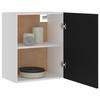 VidaXL Armoires suspendues 2 pcs Noir 50x31x60 cm Bois d ingénierie 805079