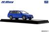 INTERALLIED Hi Story Mitsubishi Lancer Cedia Wagon Ralliart Edition French Blue Finished Model HS505BL 1/43 (2001)