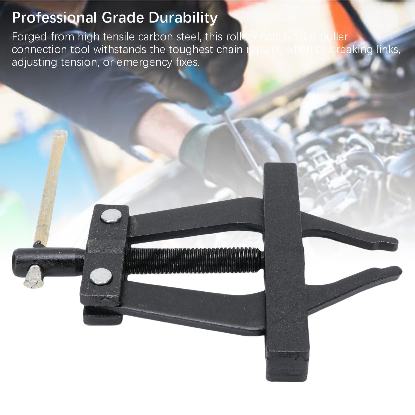 

Roller Chain Puller Holder Heavy Duty Structure Multifunctional Portable Roller Chain Connecting Puller Holder for Bike