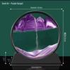 3D Flowing Sand Hourglass Ornament: Creative Decompression Art Gift for Home Decoration