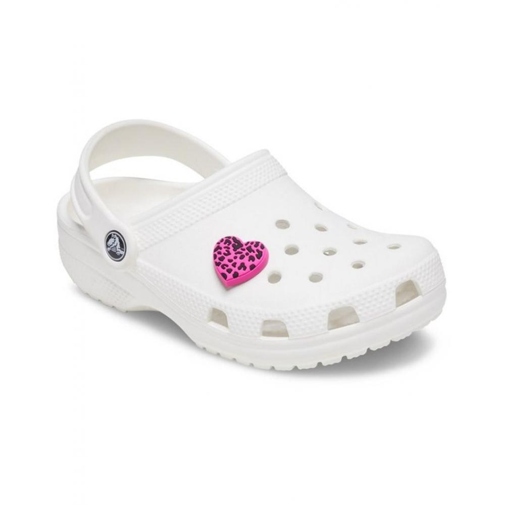 

Crocs Подвеска-шарм «Сердце Гиббитс» с узором «Гепард» 10012338 onefree