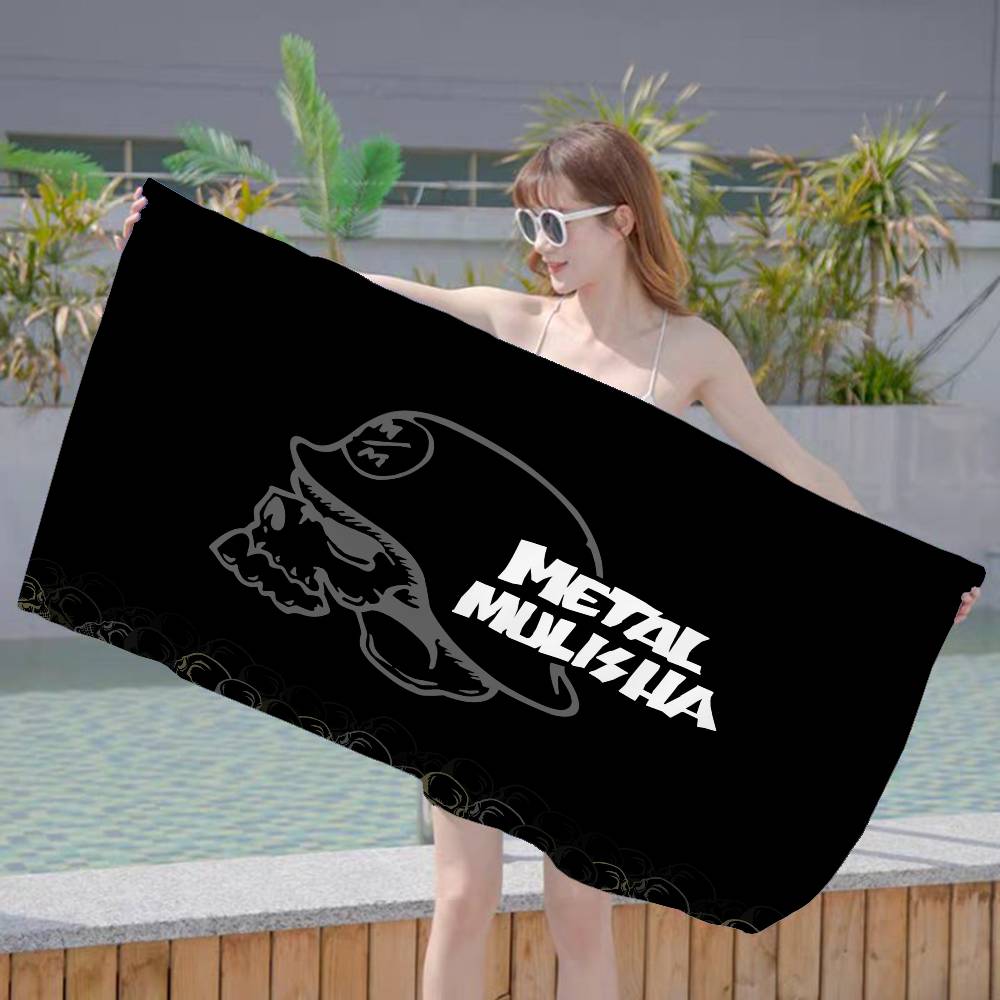M-Metal M-Mulisha Microfiber Blanket Quick Drying Beach Towels Oversized Printing Super Absorbent Pool Towel Blanket