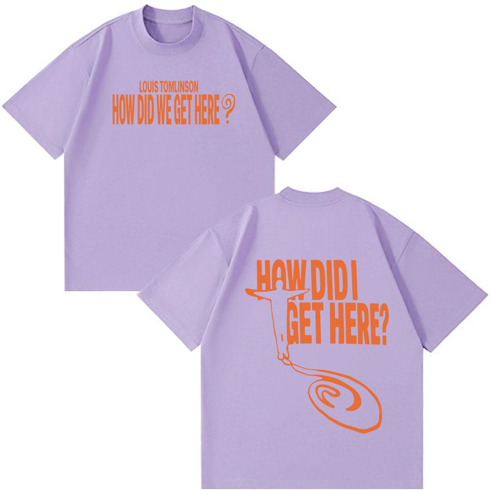 

Singer Louis Tomlinson How Did I Get Here Tour 2026 Print Vintage Tees Men Women Hiphop Casual Fashion ONeck Tshirs Fan Gifts 4XL
