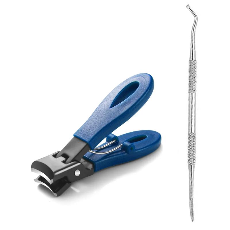 Ultra Sharp Nail Clipper Stainless Steel Wide Jaw Opening Anti Splash Toe Fingernail Trimmers Nail Cutter Manicure Pedicure Tool