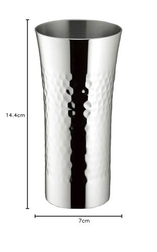 Kakusei YU-EN Pro of Steel Tumbler with a Hammered Mirror Finish, YE-2