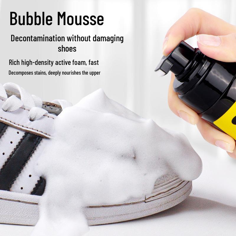 One-Wipe Stain Remover Foam for White Shoes - Innovative Dry Cleaning Solution