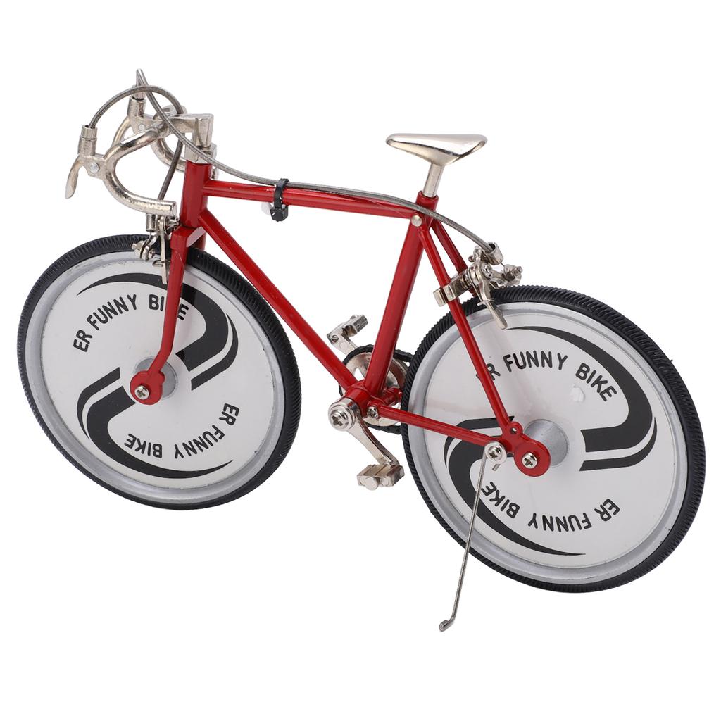 Fahrrad Ornament Retro Stil Reichhaltige Details Fahrrad Ornament Echte Form Legierung Fingerfahrrad Mountainbike