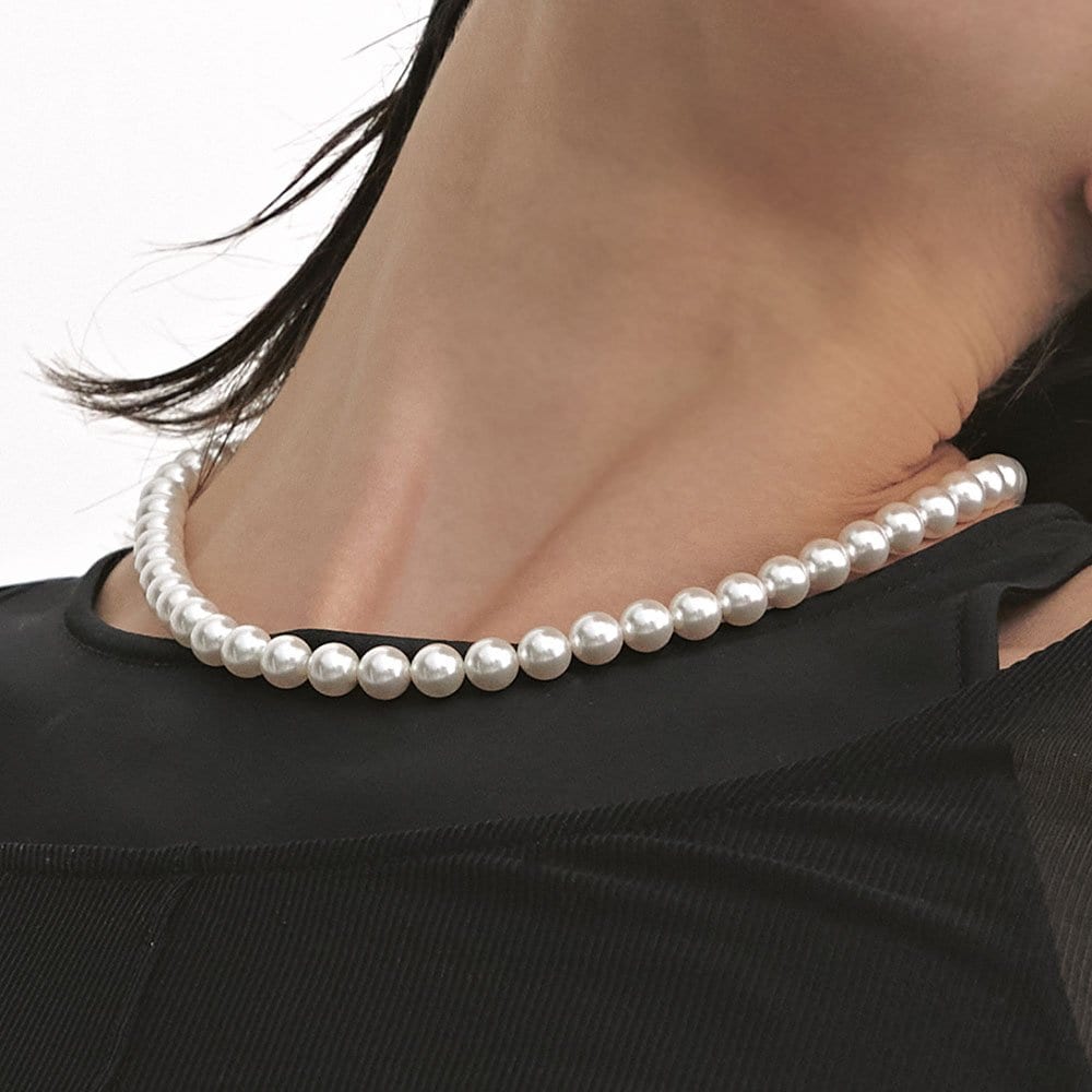 

Noiyu Silver (C) White Pearl Necklace 8mm Hl3N49303C9480