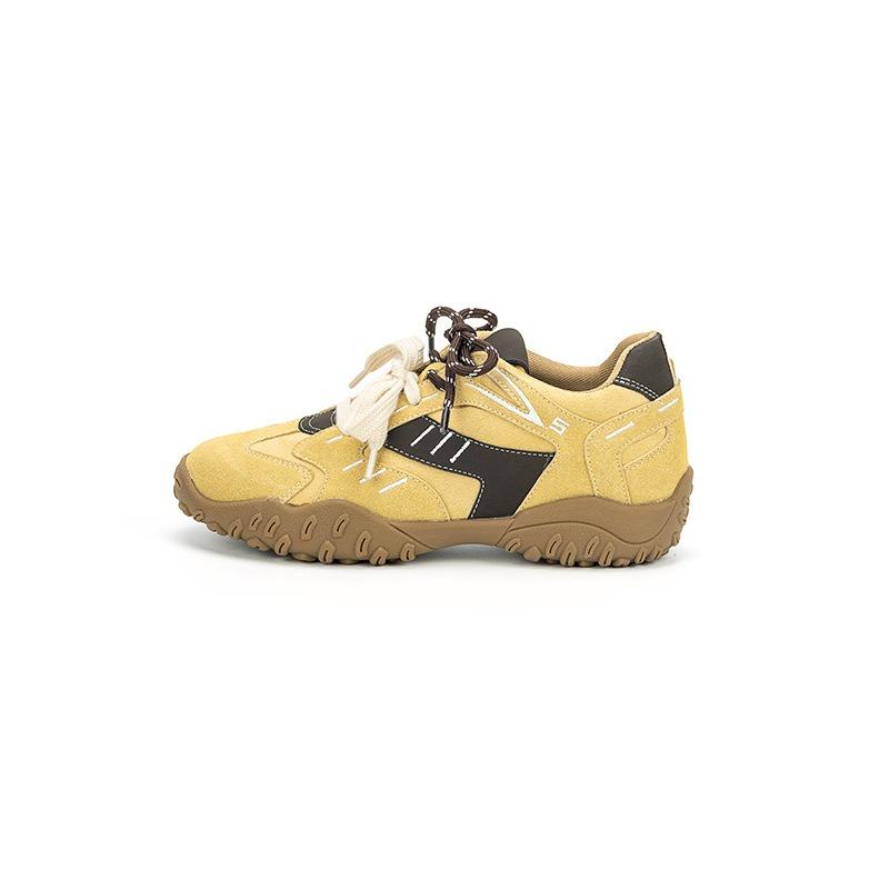 ~ Leather thick-soled inner height increased by 5 cm, rest ballet shoes, sports shoes for women