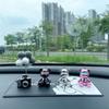 Bear Car Ornament, Aromatherapy, Odor Removal, Long-lasting Fragrance In The Car, Light Fragrance Decoration, Solar Car Helicopter