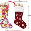 Personalised Embroidery Christmas Stocking - Works As Santa Sack & Christmas Eve Bag Ideal Christmas Gift & Holiday Decoration