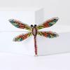 Vintage Rhinestone Dragonfly Brooches for Women Unisex Insect Pins Event Party New Gifts Backpack Decoration Clothes Accessories