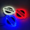 4D Led Car Emblem Light Rear Sticker for Sylphy Qashqai J10 J11 Teana Altima X-Trail T32 Juke Sentra Almera Versa Note