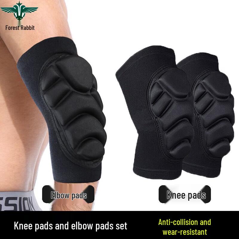 Forest Rabbit Thickened Sponge Knee & Elbow Protection Set