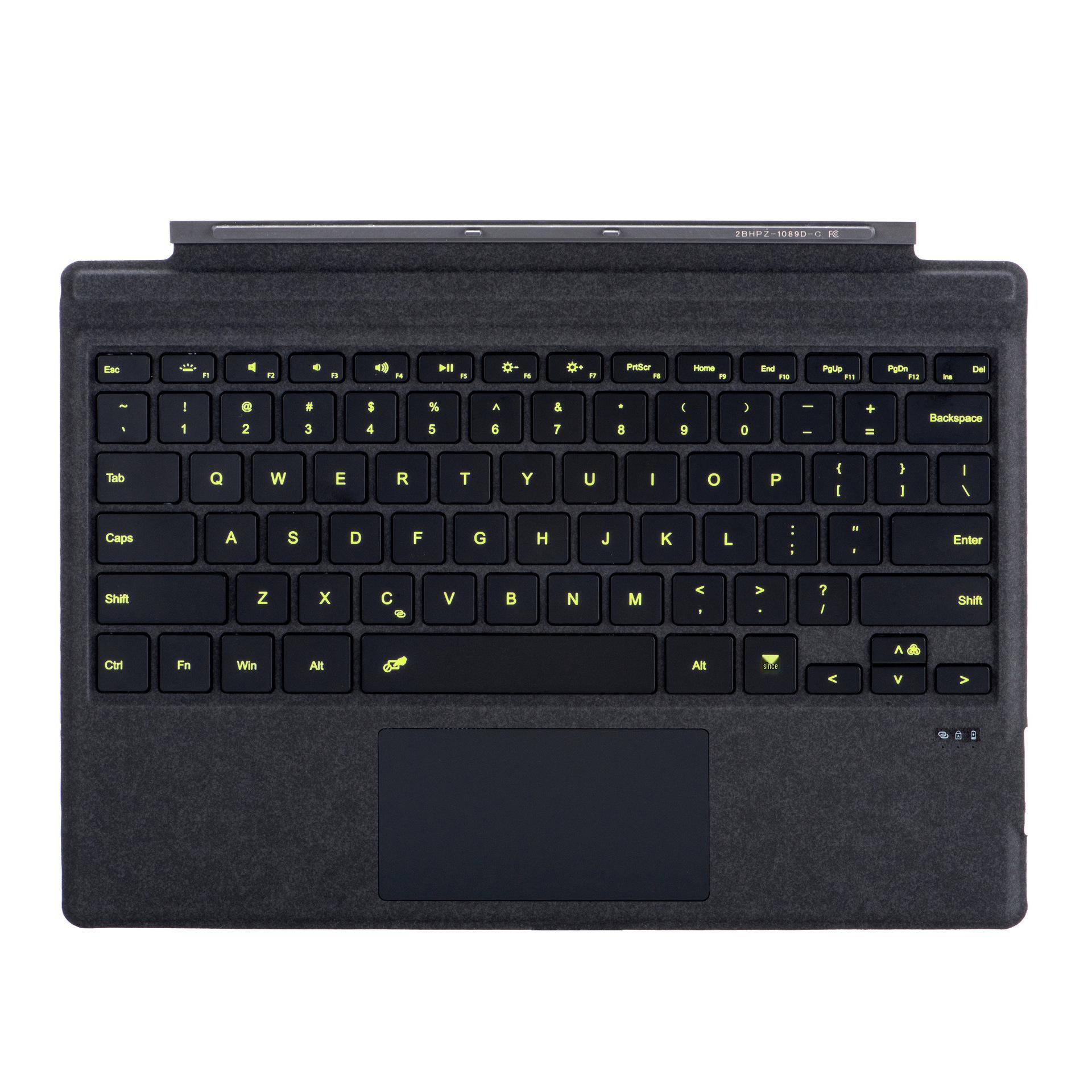 

Magnetic Snap-On Backlit Bluetooth Keyboard for Microsoft Surface Pro 4-7 For Surface Pro 3 to 7+