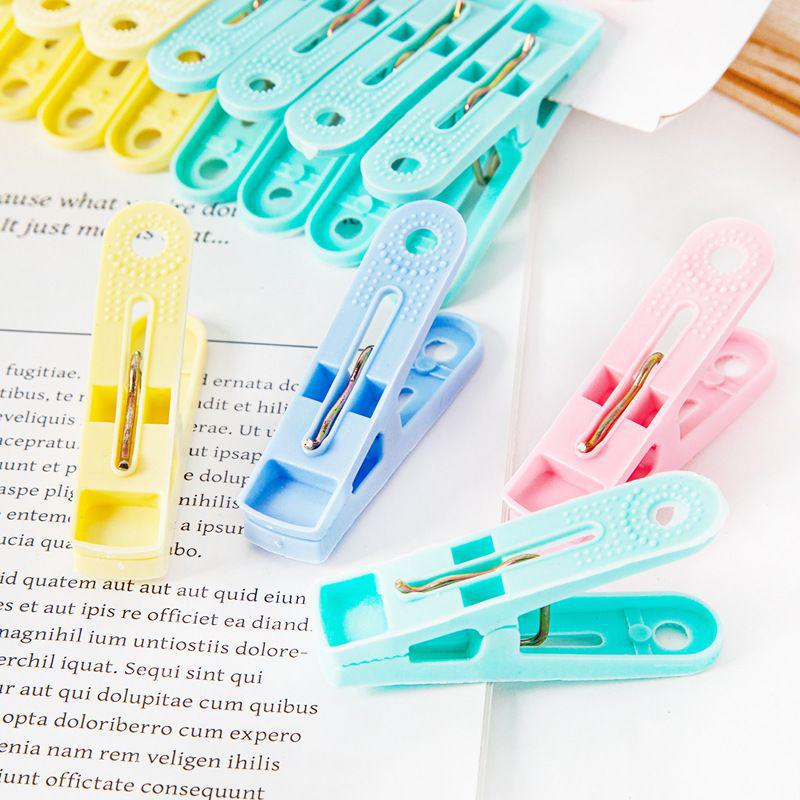 Windproof Clothes Drying Clips: Plastic Pegs for Household Clothes Racks