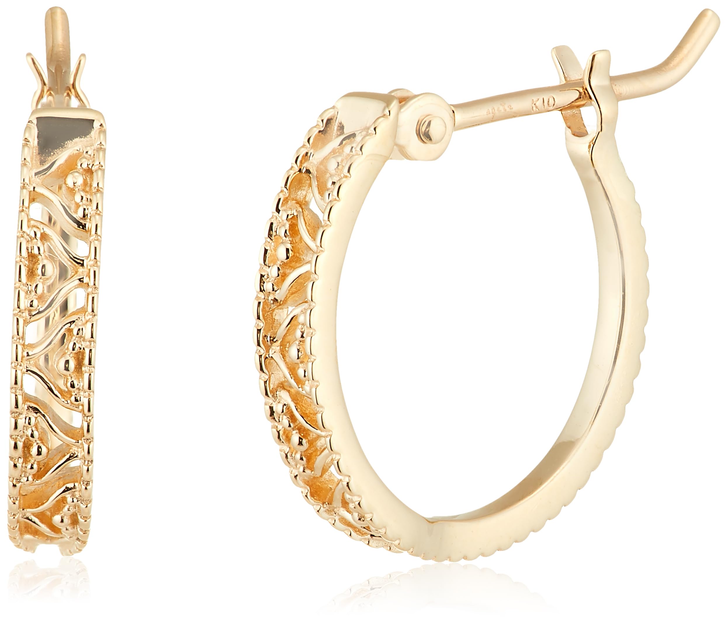 

K10 earrings жовтий