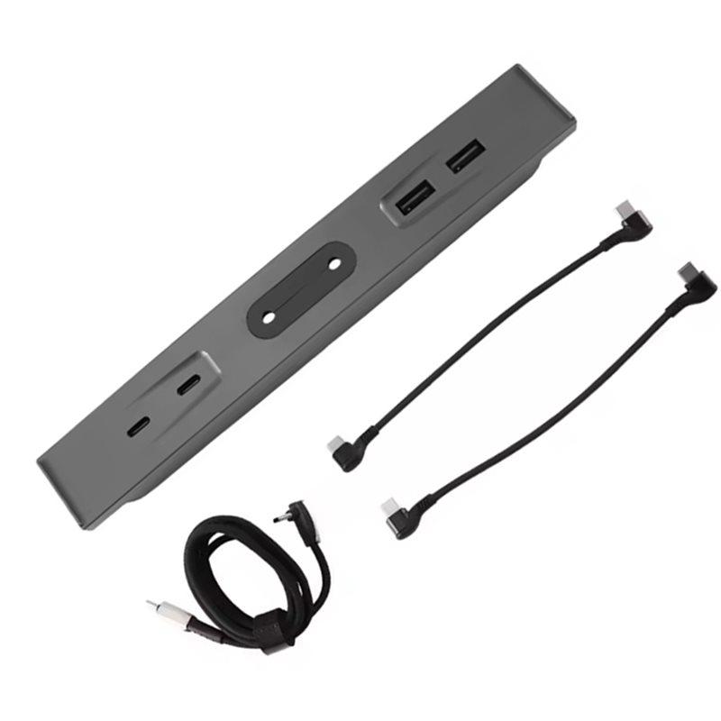 For Tesla Model 3 Y Center HUB Extender Docking Station USB Fast Charging Adapter Accessories