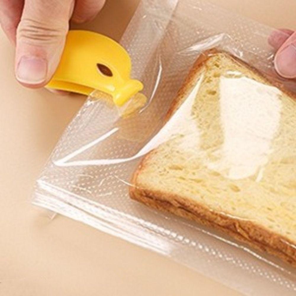 Moisture-proof Food Bag Clip Hand Press Fresh-keeping Clip Creative Snack Sealing Clip  Office Use